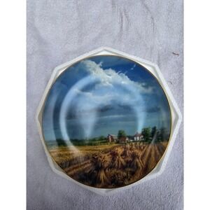 Lowell Davis Distant Storm Plate‎ American Farm Collection Danbury Mint